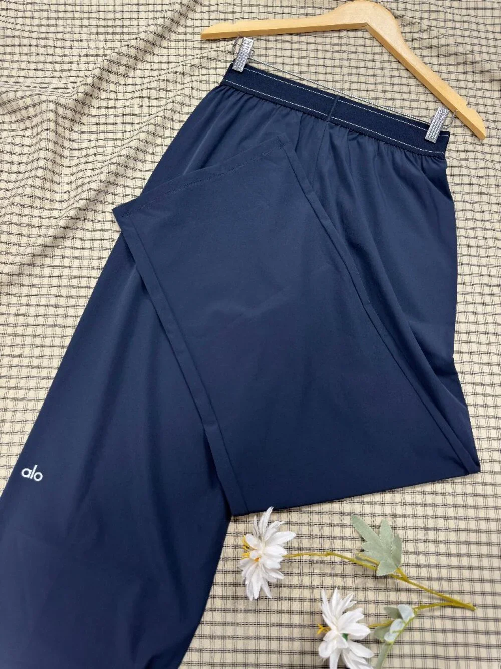 🌊NWT Alo Yoga Suit Up Trouser Navy Blue🦋Regular 30